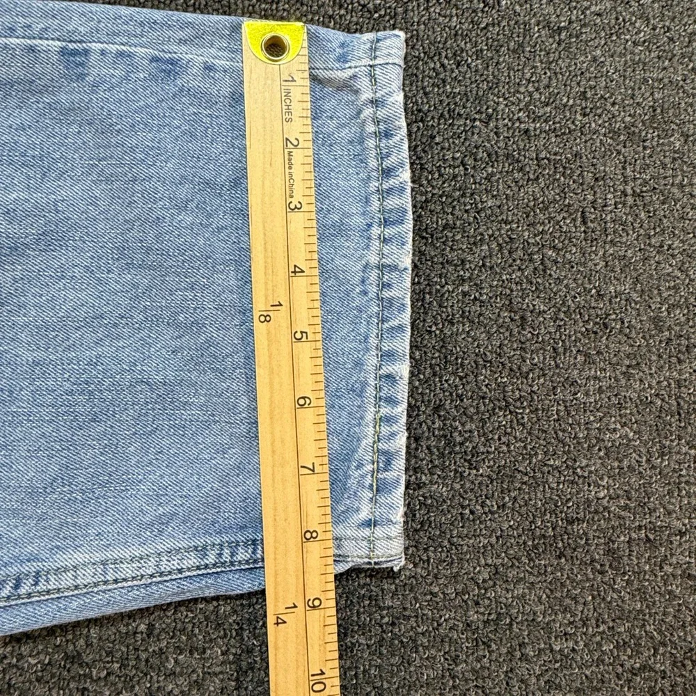 Levi's Jeans Mens 38x30 505 Regular Fit Light Wash Blue Straight Leg EUC